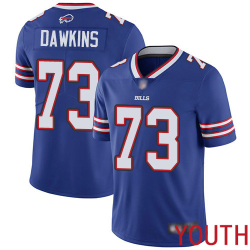 Youth Buffalo Bills #73 Dion Dawkins Royal Blue Team Color Vapor Untouchable Limited Player NFL Jersey->youth nfl jersey->Youth Jersey
